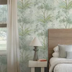 A-Street Prints Mistwood wallpaper, color Green, SKU 4177-27751