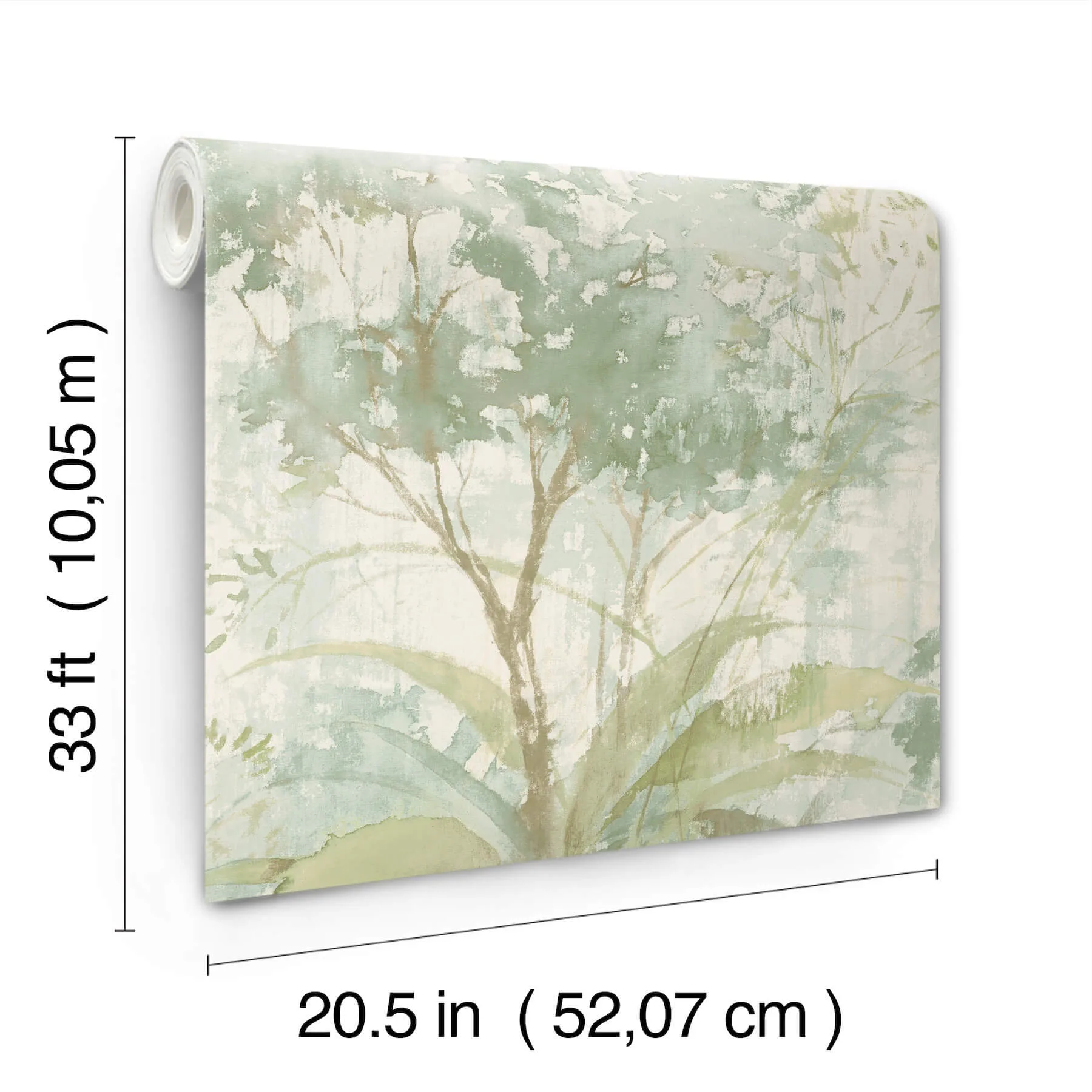 A-Street Prints Mistwood wallpaper, color Green, SKU 4177-27751