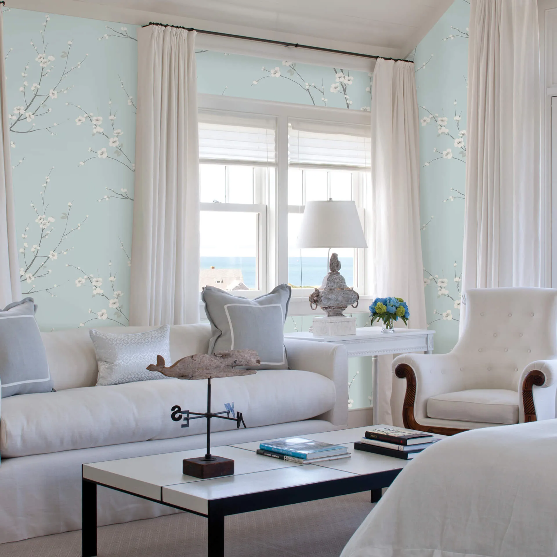 A-Street Prints Monterey wallpaper, color Sky Blue, SKU 2927-81802