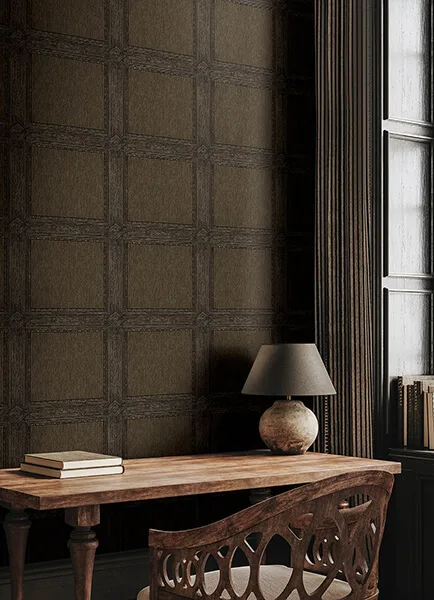 A-Street Prints Moorland wallpaper, color Dark Brown, SKU 4173-27659