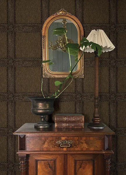 A-Street Prints Moorland wallpaper, color Dark Brown, SKU 4173-27659