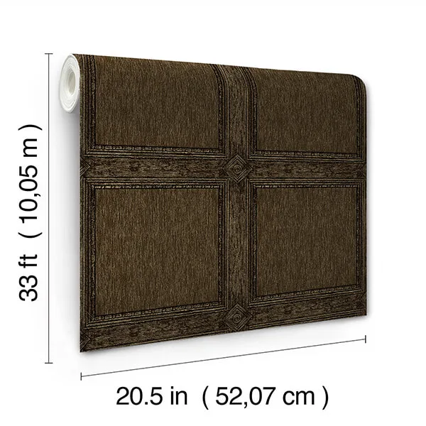 A-Street Prints Moorland wallpaper, color Dark Brown, SKU 4173-27659