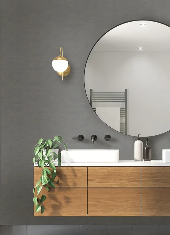 A-Street Prints Moroccan wallpaper, color Charcoal, SKU 2988-70708