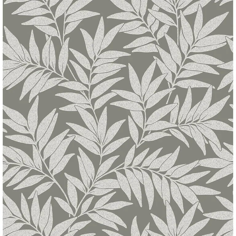 A-Street Prints Morris wallpaper, color Dark Grey, SKU 2970-26123