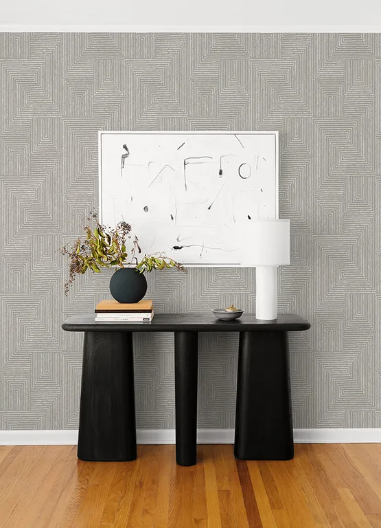 A-Street Prints Mortenson wallpaper, color Dove, SKU 4034-72143