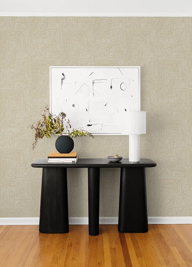 A-Street Prints Mortenson wallpaper, color Gold, SKU 4034-72142