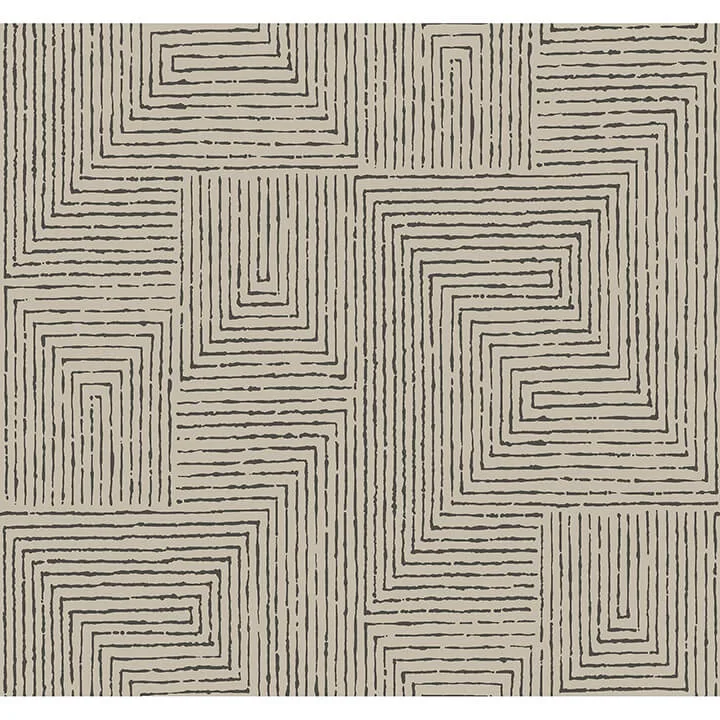 A-Street Prints Mortenson wallpaper, color Taupe, SKU 4034-72140