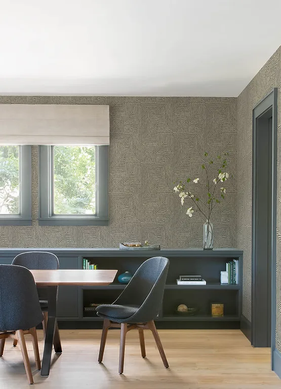 A-Street Prints Mortenson wallpaper, color Taupe, SKU 4034-72140