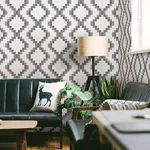 A-Street Prints Mosaic - Black Wallpaper | Buy Online A-Street Prints Mosaic wallpaper, color Black, SKU 2716-23864