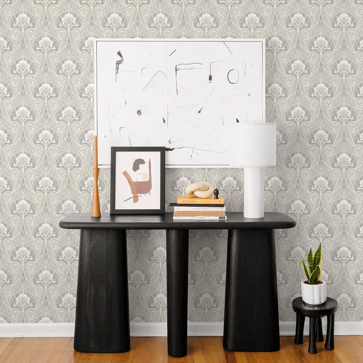 A-Street Prints Mucha wallpaper, color Off White, SKU 2970-26149