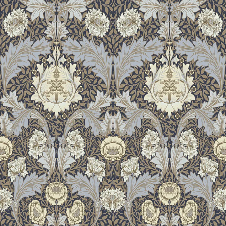 A-Street Prints Myrtle wallpaper, color Blue, SKU 4171-82061
