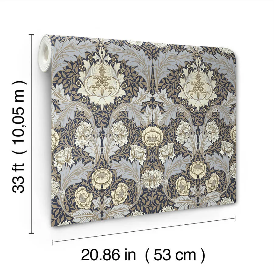 A-Street Prints Myrtle - Blue Wallpaper | Buy Online A-Street Prints Myrtle wallpaper, color Blue, SKU 4171-82061