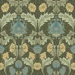 A-Street Prints Myrtle wallpaper, color Dark Green, SKU 4171-82060