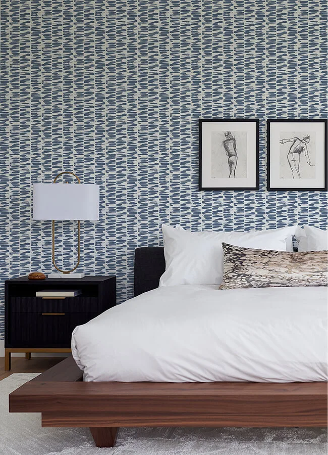 A-Street Prints Myrtle - Indigo Wallpaper | Buy Online A-Street Prints Myrtle wallpaper, color Indigo, SKU 4120-26843