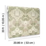 A-Street Prints Myrtle wallpaper, color Mauve, SKU 4171-82057