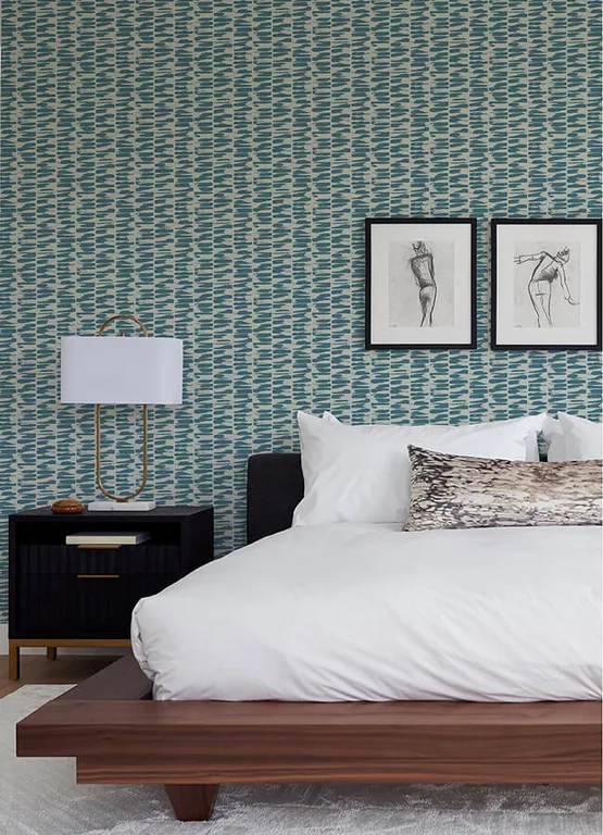 A-Street Prints Myrtle wallpaper, color Sea Green, SKU 4120-26844