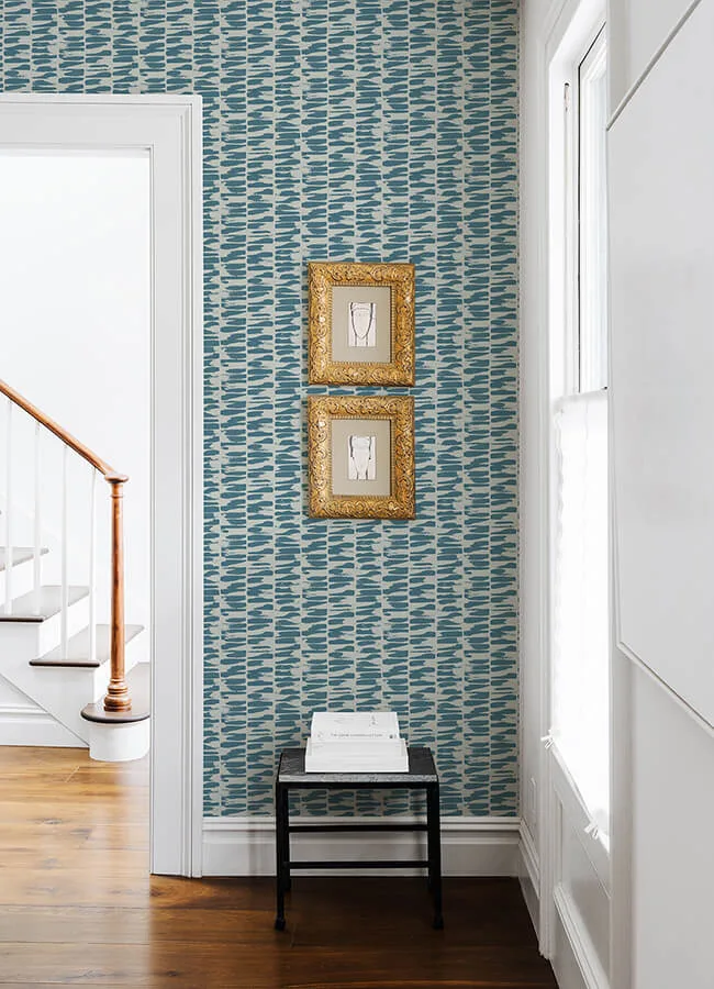 A-Street Prints Myrtle wallpaper, color Sea Green, SKU 4120-26844