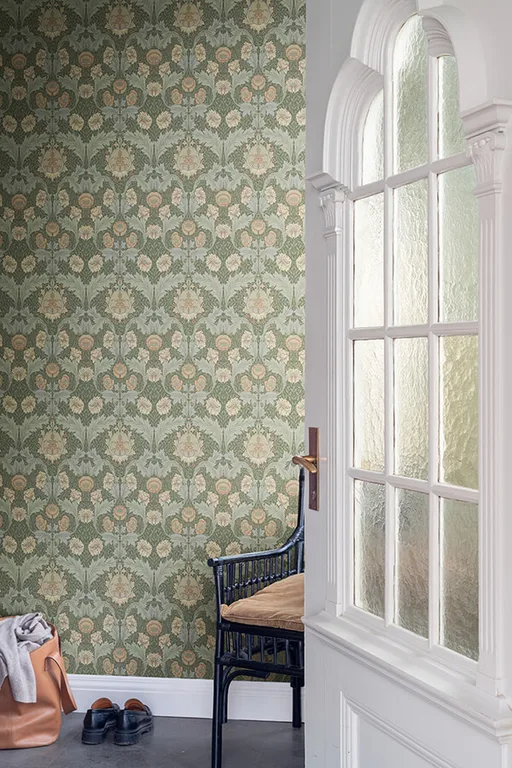 A-Street Prints Myrtle wallpaper, color Sea Green, SKU 4171-82059
