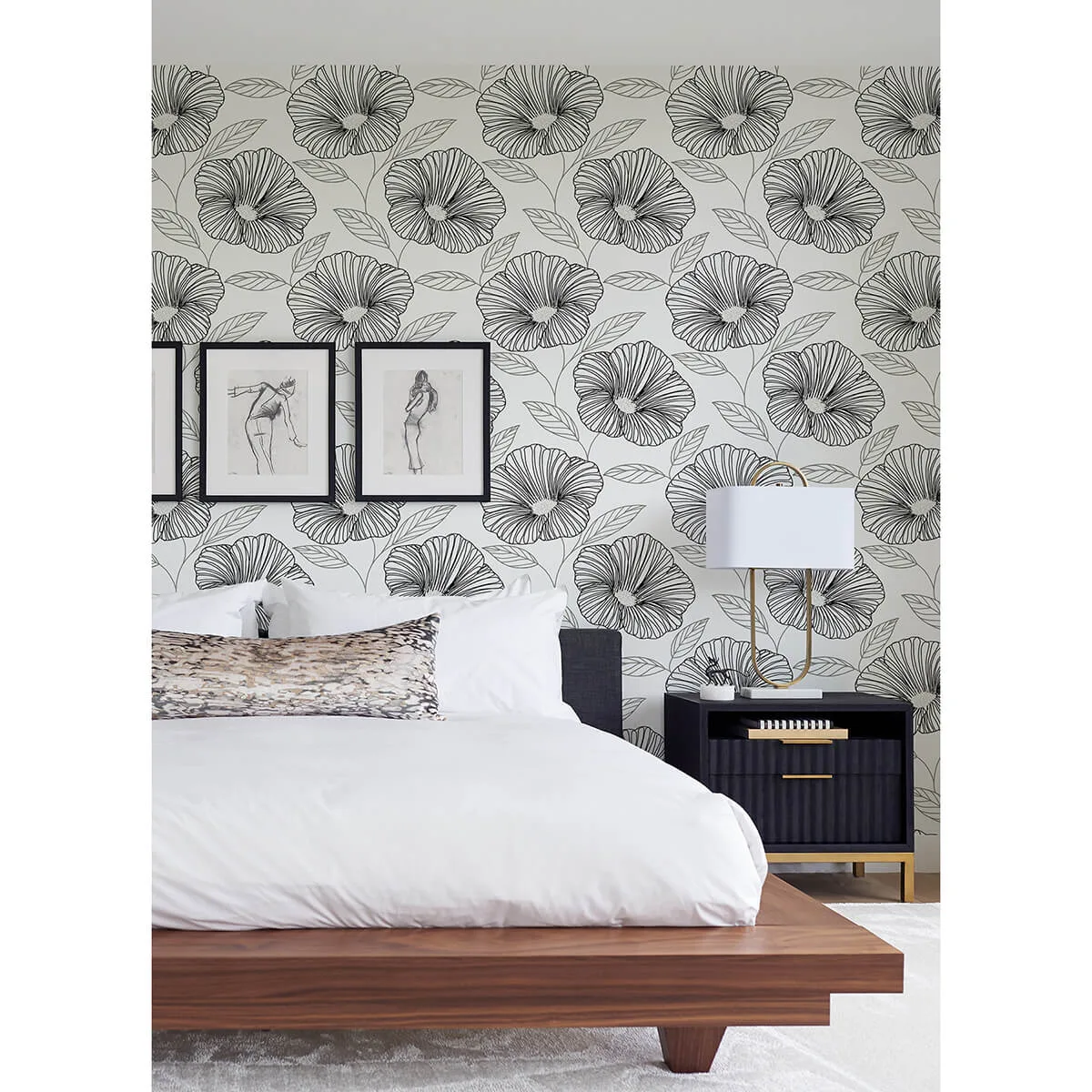 A-Street Prints Mythic wallpaper, color Black, SKU 2973-91134
