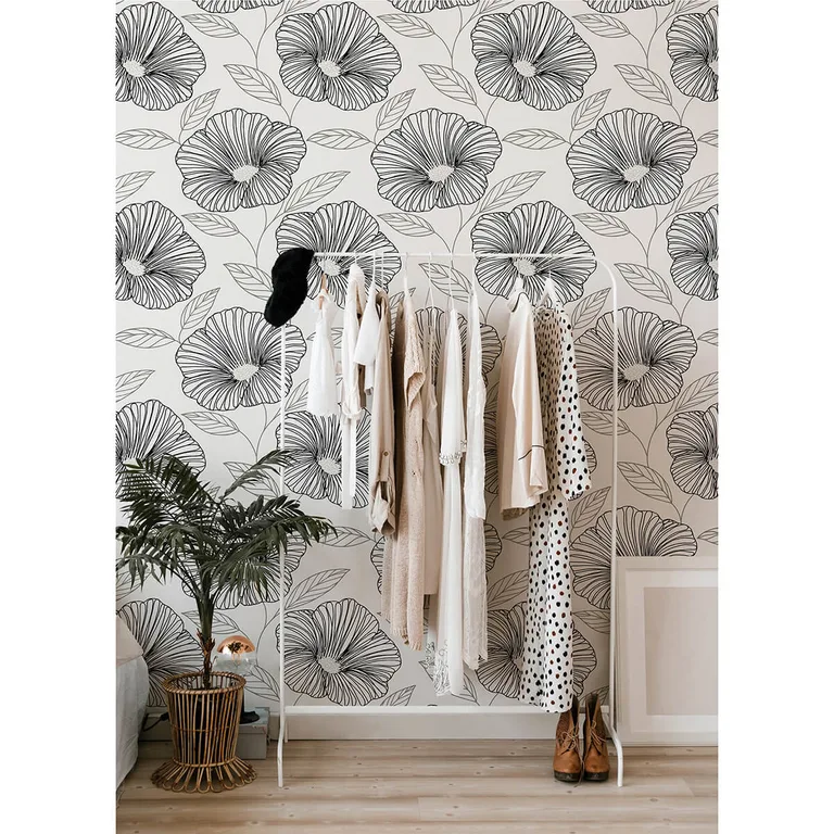 A-Street Prints Mythic wallpaper, color Black, SKU 2973-91134