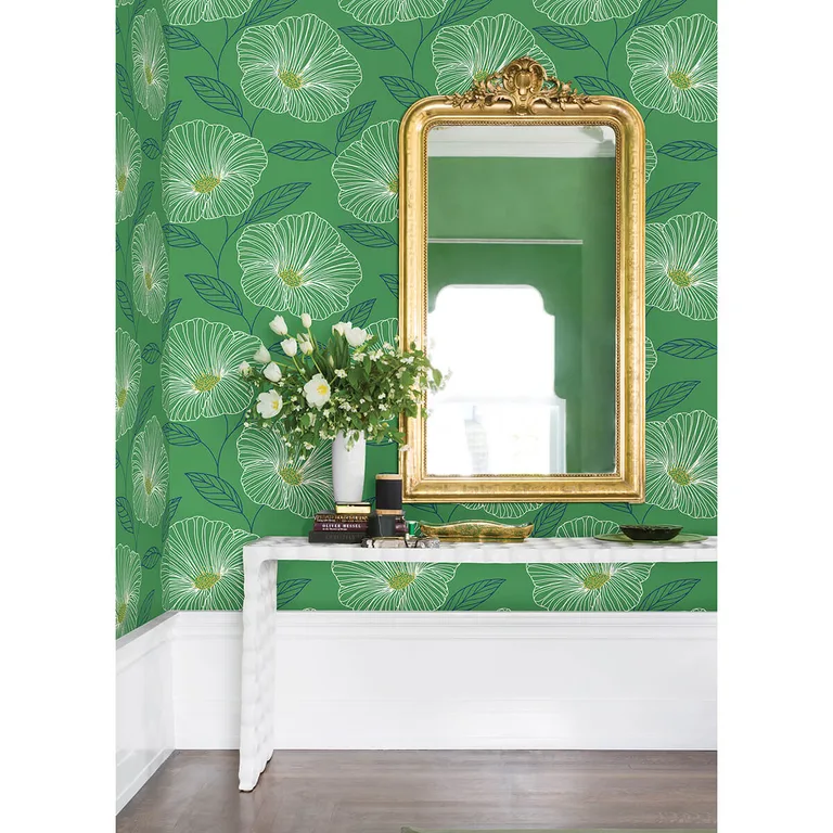 A-Street Prints Mythic wallpaper, color Green, SKU 2973-91133