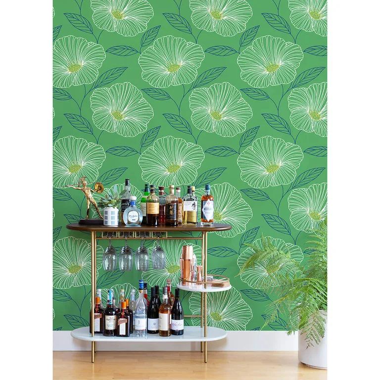 A-Street Prints Mythic wallpaper, color Green, SKU 2973-91133