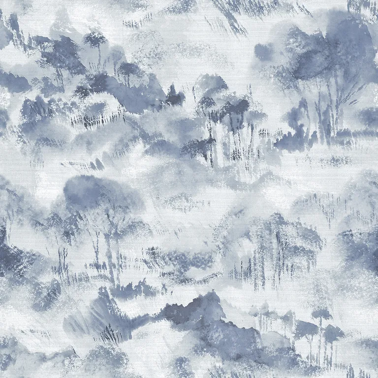 A-Street Prints Nara wallpaper, color indigo, SKU 2975-87545