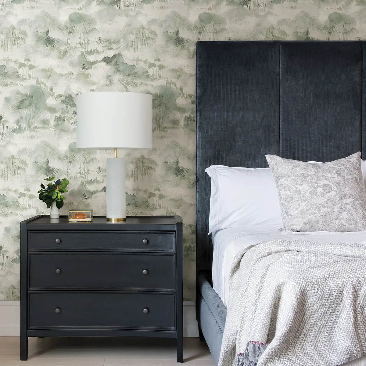 A-Street Prints Nara wallpaper, color Sage, SKU 2975-87547