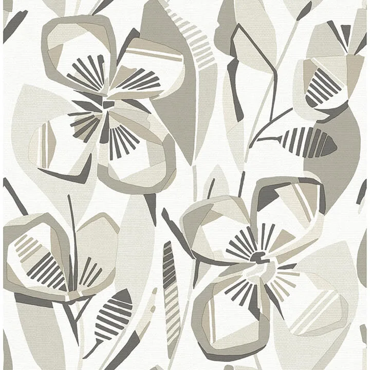 A-Street Prints Nathalie wallpaper, color Beige, SKU 4135-27280