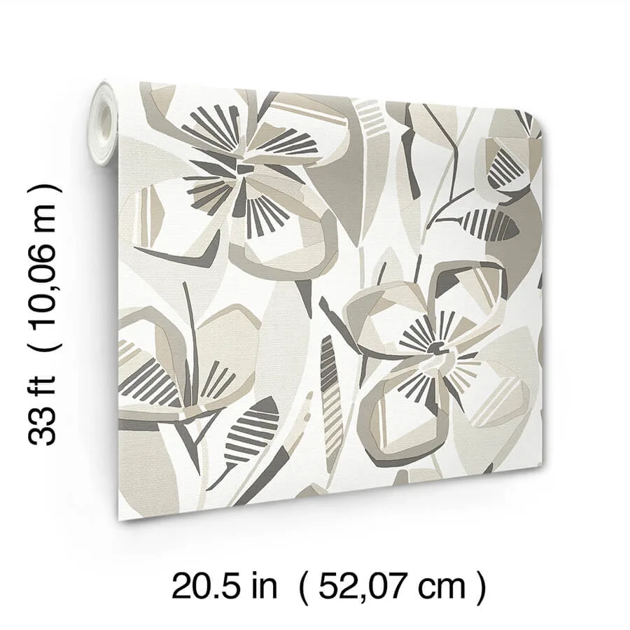 A-Street Prints Nathalie - Beige Wallpaper | Buy Online A-Street Prints Nathalie wallpaper, color Beige, SKU 4135-27280