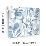 A-Street Prints Nathalie - Blue Wallpaper | Buy Online A-Street Prints Nathalie wallpaper, color Blue, SKU 4135-27281