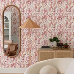 A-Street Prints Nathalie - Coral Wallpaper | Buy Online A-Street Prints Nathalie wallpaper, color Coral, SKU 4135-27279