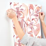 A-Street Prints Nathalie - Coral Wallpaper | Buy Online A-Street Prints Nathalie wallpaper, color Coral, SKU 4135-27279