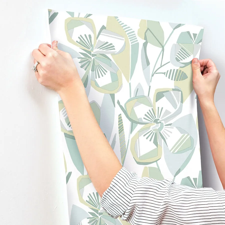 A-Street Prints Nathalie - Light Green Wallpaper | Buy Online A-Street Prints Nathalie wallpaper, color Light Green, SKU 4135-27282