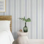 A-Street Prints Navarres Stripe - Blue Wallpaper | Buy Online A-Street Prints Navarres Stripe wallpaper, color Blue, SKU 4172-27484