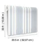 A-Street Prints Navarres Stripe - Blue Wallpaper | Buy Online A-Street Prints Navarres Stripe wallpaper, color Blue, SKU 4172-27484