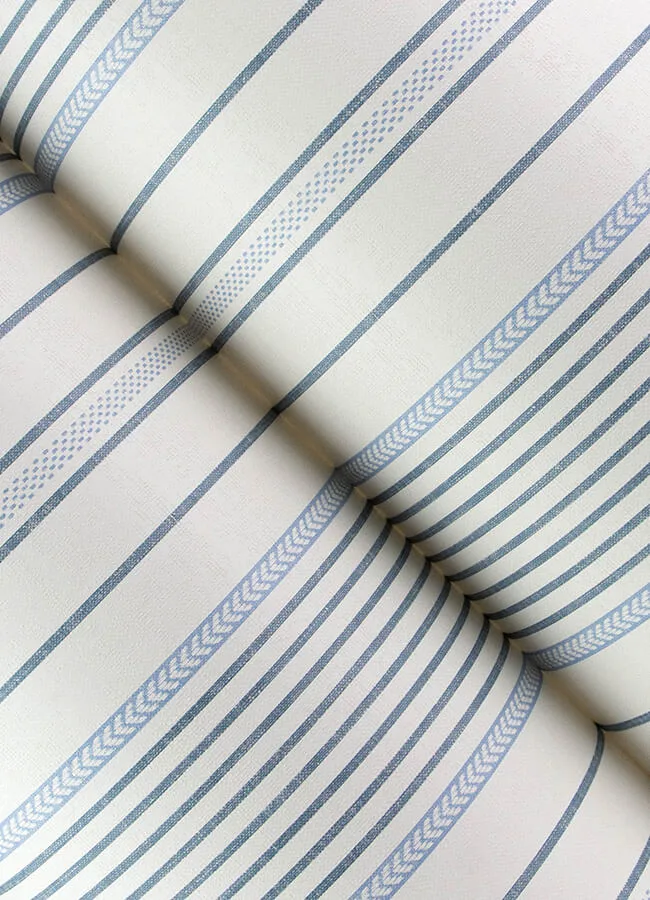 A-Street Prints Navarres Stripe - Blue Wallpaper | Buy Online A-Street Prints Navarres Stripe wallpaper, color Blue, SKU 4172-27484