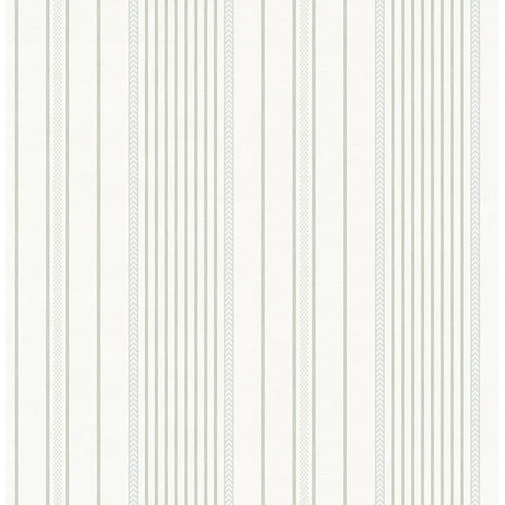A-Street Prints Navarres Stripe wallpaper, color Light Green, SKU 4172-27485