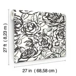 A-Street Prints Nelda - Black Wallpaper | Buy Online A-Street Prints Nelda wallpaper, color Black, SKU 4135-72707