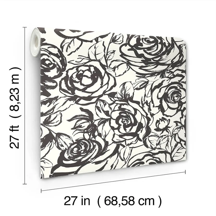 A-Street Prints Nelda - Black Wallpaper | Buy Online A-Street Prints Nelda wallpaper, color Black, SKU 4135-72707