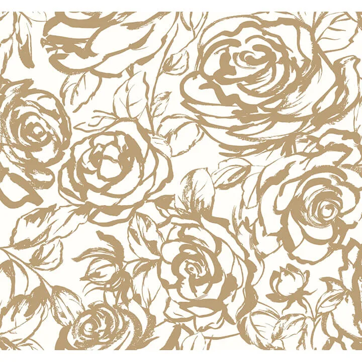 A-Street Prints Nelda wallpaper, color Gold, SKU 4135-72708