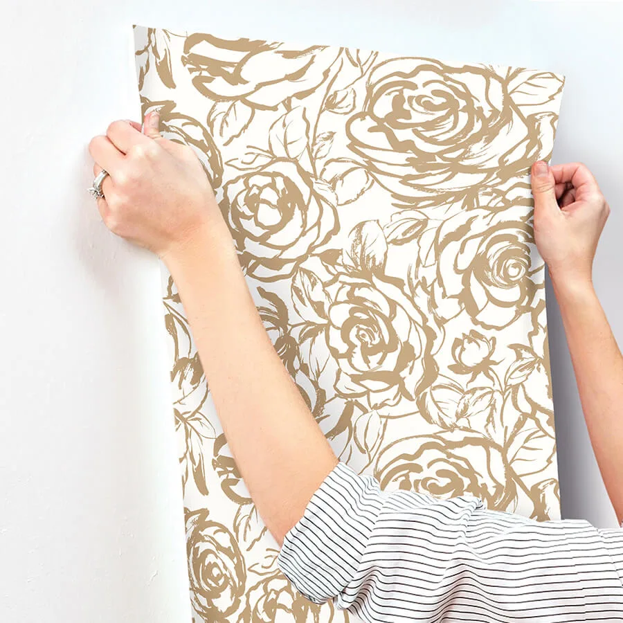A-Street Prints Nelda - Gold Wallpaper | Buy Online A-Street Prints Nelda wallpaper, color Gold, SKU 4135-72708
