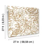 A-Street Prints Nelda - Gold Wallpaper | Buy Online A-Street Prints Nelda wallpaper, color Gold, SKU 4135-72708