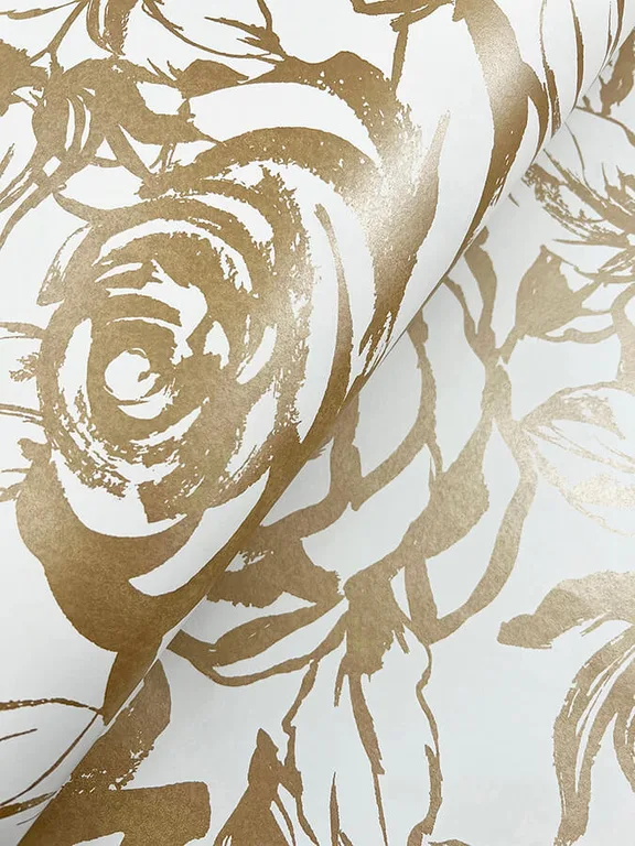 A-Street Prints Nelda wallpaper, color Gold, SKU 4135-72708