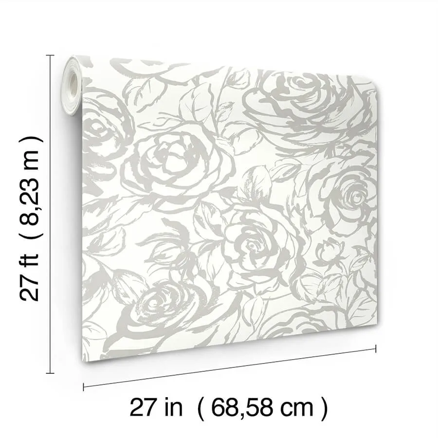 A-Street Prints Nelda - Silver Wallpaper | Buy Online A-Street Prints Nelda wallpaper, color Silver, SKU 4135-72709