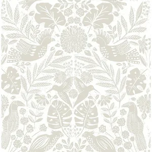 A-Street Prints Nestle wallpaper, color Dove, SKU 4122-27003