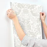 A-Street Prints Nestle wallpaper, color Dove, SKU 4122-27003