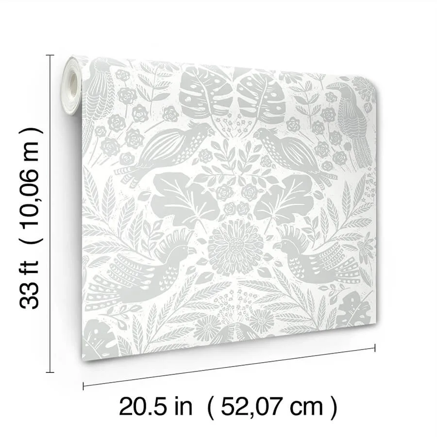A-Street Prints Nestle - Light Grey Wallpaper | Buy Online A-Street Prints Nestle wallpaper, color Light Grey, SKU 4122-27001