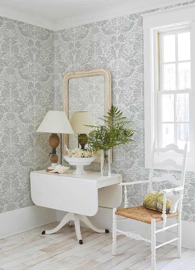 A-Street Prints Nestle - Light Grey Wallpaper | Buy Online A-Street Prints Nestle wallpaper, color Light Grey, SKU 4122-27001