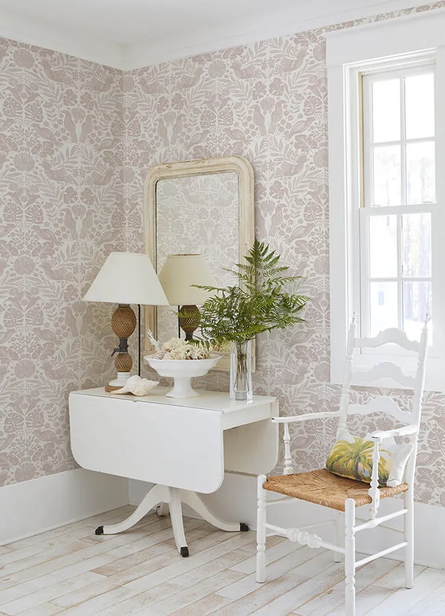 A-Street Prints Nestle - Pink Wallpaper | Buy Online A-Street Prints Nestle wallpaper, color Pink, SKU 4122-27002